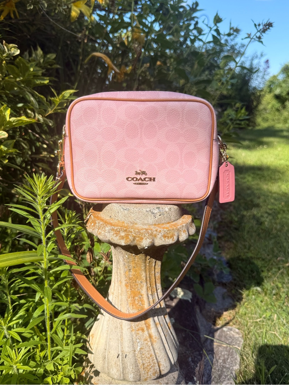 Coach Mini Carey Powder Pink Bag🌸